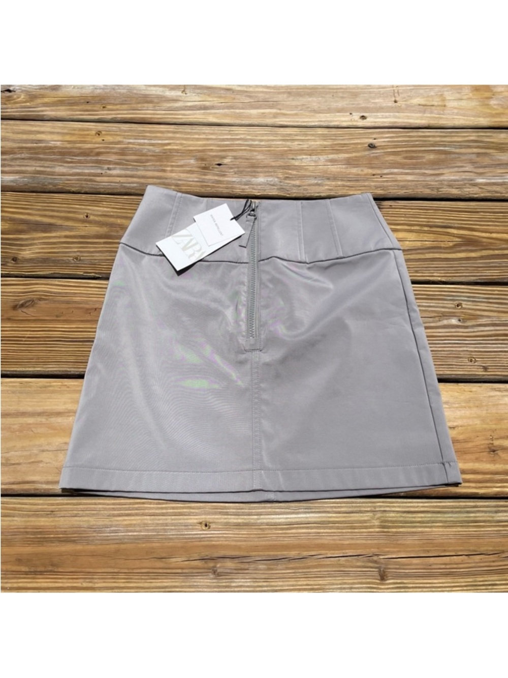 Zara Water Repellent Gray Skirt